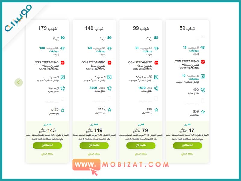 أبرز عروض شركة زين مسبق الدفع